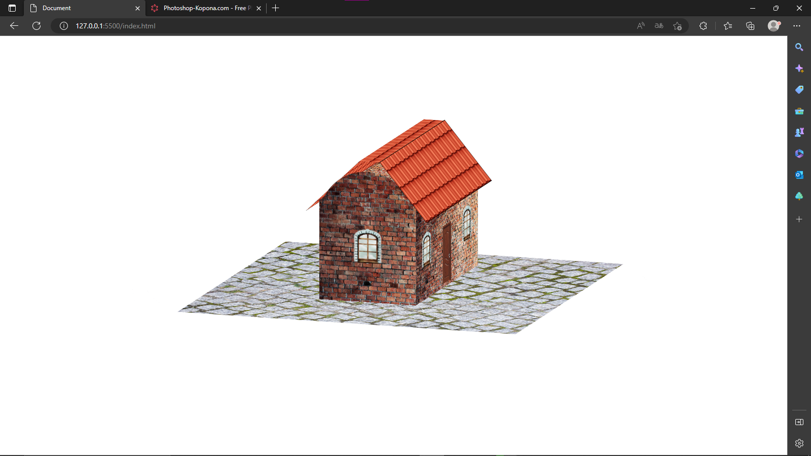 CSS 3D Home Design preview